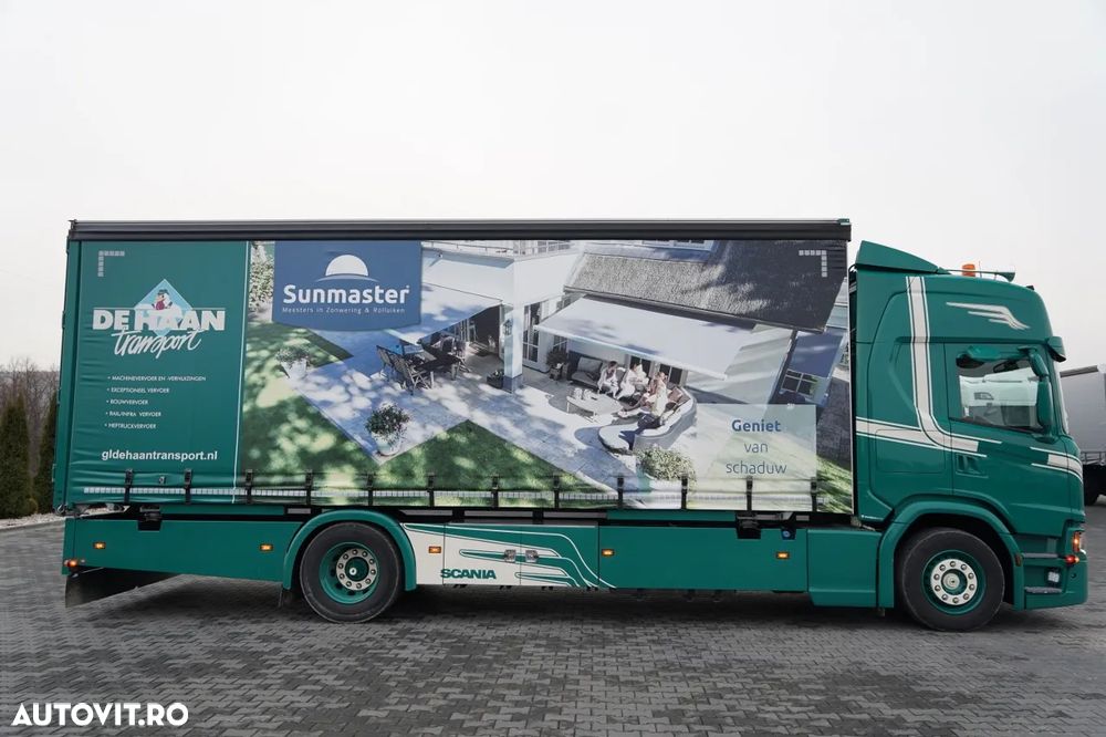 Scania G 280 / SOLO / 4x2 / CORTINĂ - 7,7 m / BDE / FULL AIRMATIC / PLUSĂ / PIELE - 15