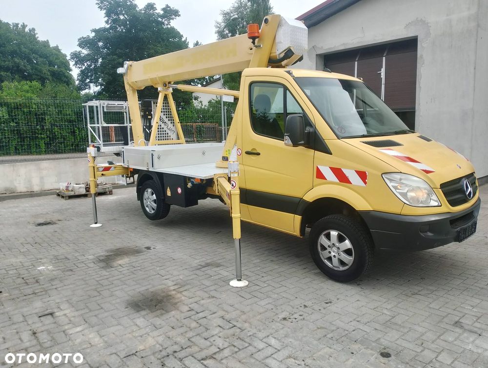 Mercedes-Benz Podnośnik Koszowy Zwyżka Palfinger 21 Metrów 16 w bok ! PILOT NA KABLU!! UDT! Jak Wumag Ruthmann Gsr - 21