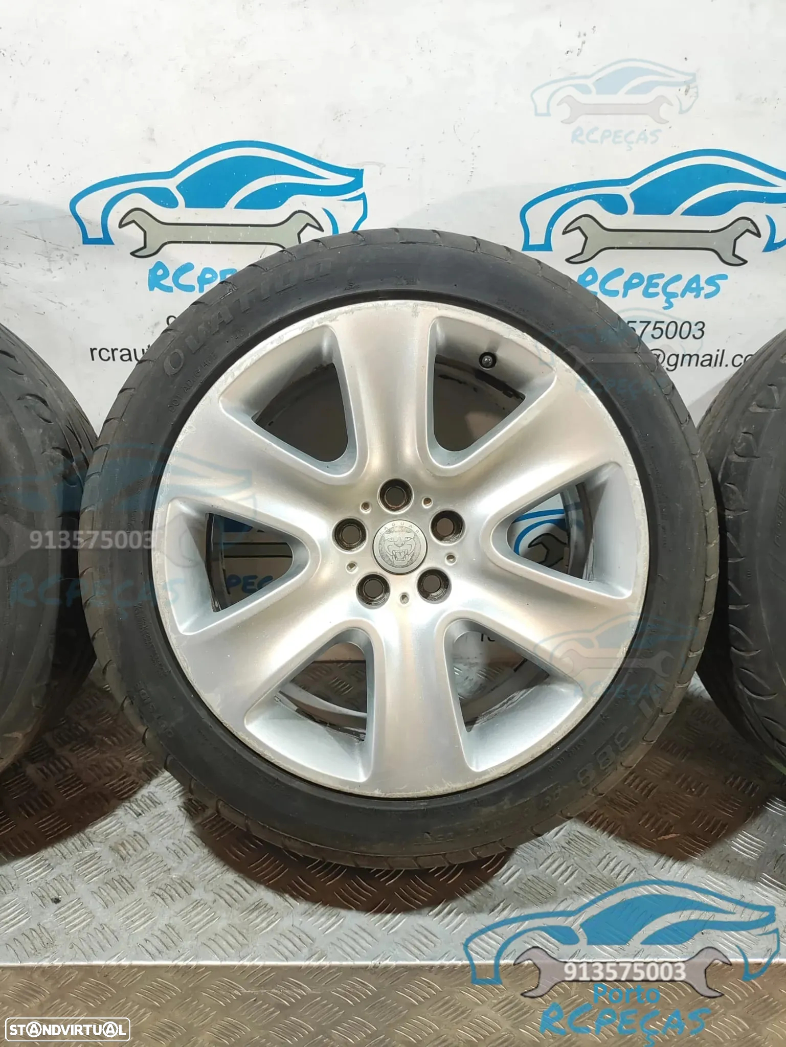 Jantes Originais 18" Jaguar - 5x108 - 8,5J | ET49 - Jante | 18 Polegadas | 8X231007BA | 5 x 108 | 245 45 18 | Conjunto - 6