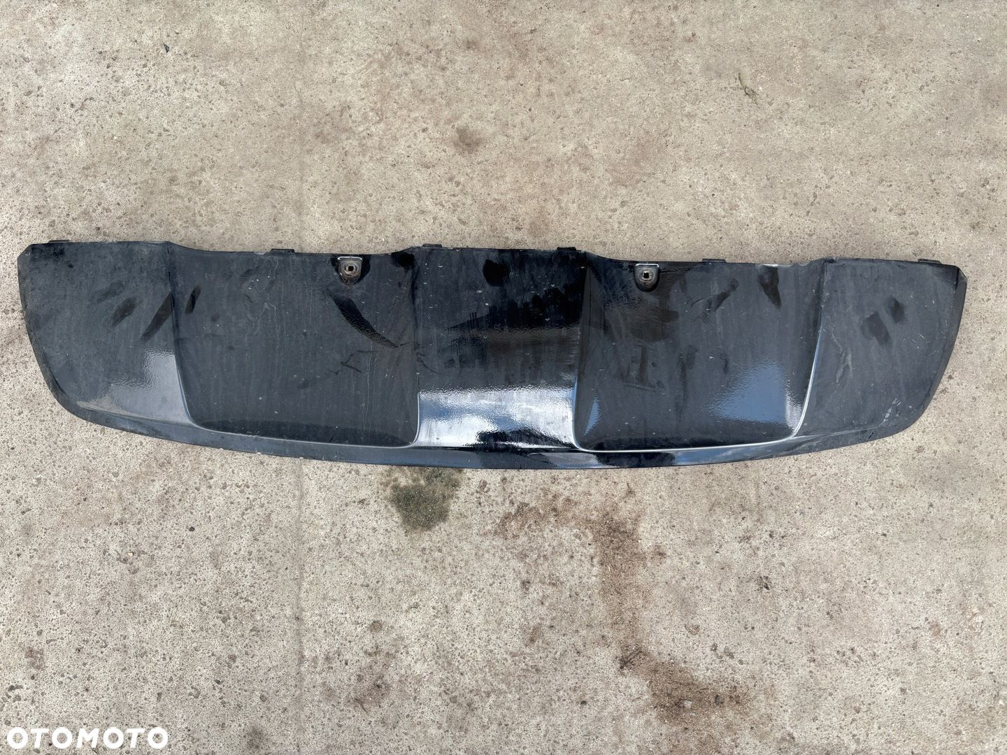 BMW X6 E71 SPOJLER DOKŁADKA LISTWA DYFUZOR ZDERZAKA TYŁ 51127176248 - 1