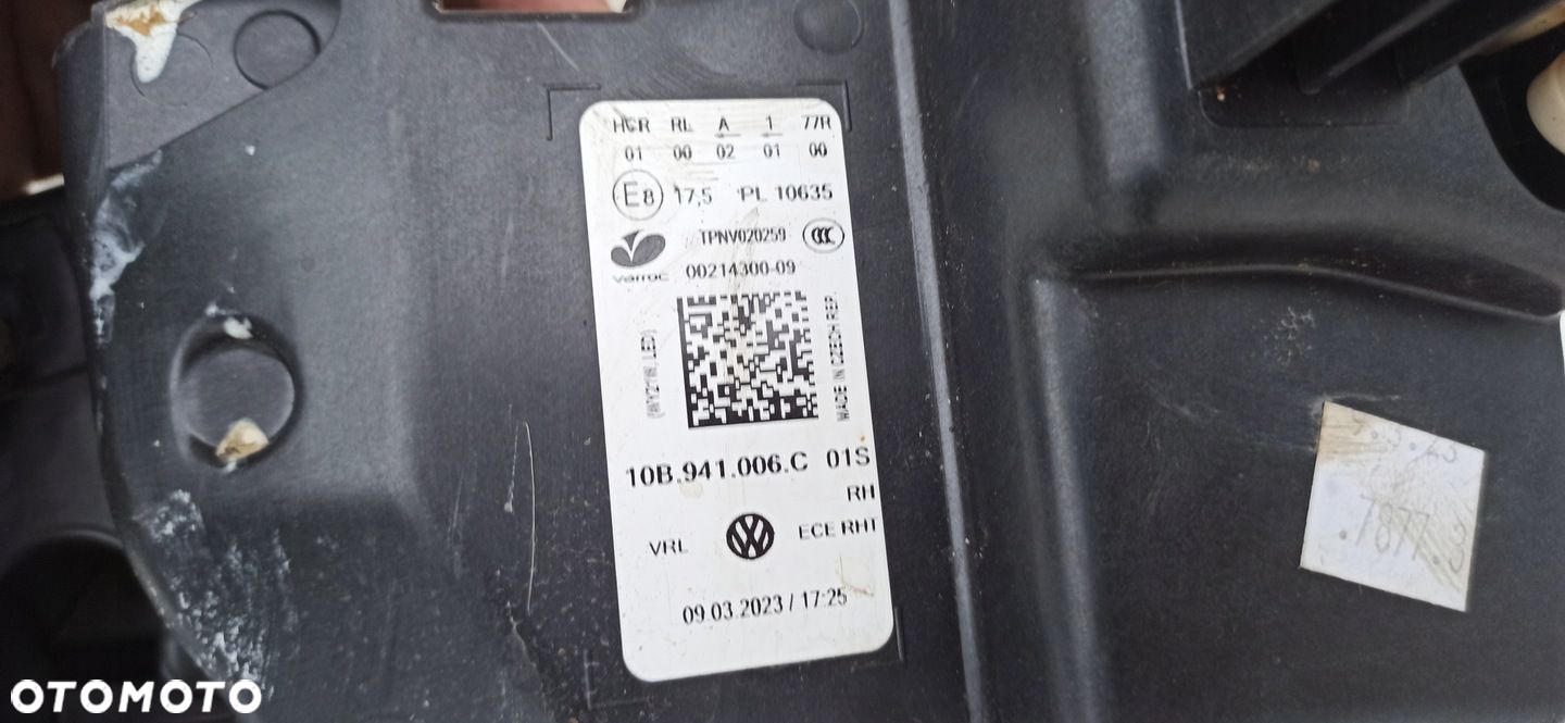 VW ID3 ID.3 LAMPA PRAWY PRZÓD FULL LED 10B941006C EU - 14