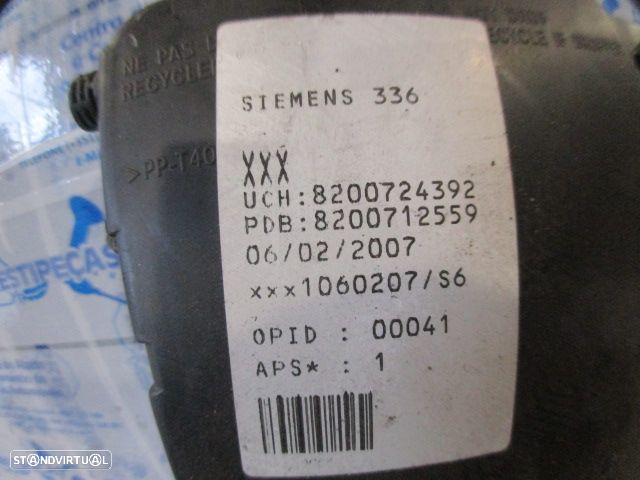 Caixa Fusiveis 8200724392 8200712559 RENAULT MEGANE 2 BREAK FASE 2 2007 1.5DCI 105CV 5P CINZA ORIGINAL SIEMENS - 3