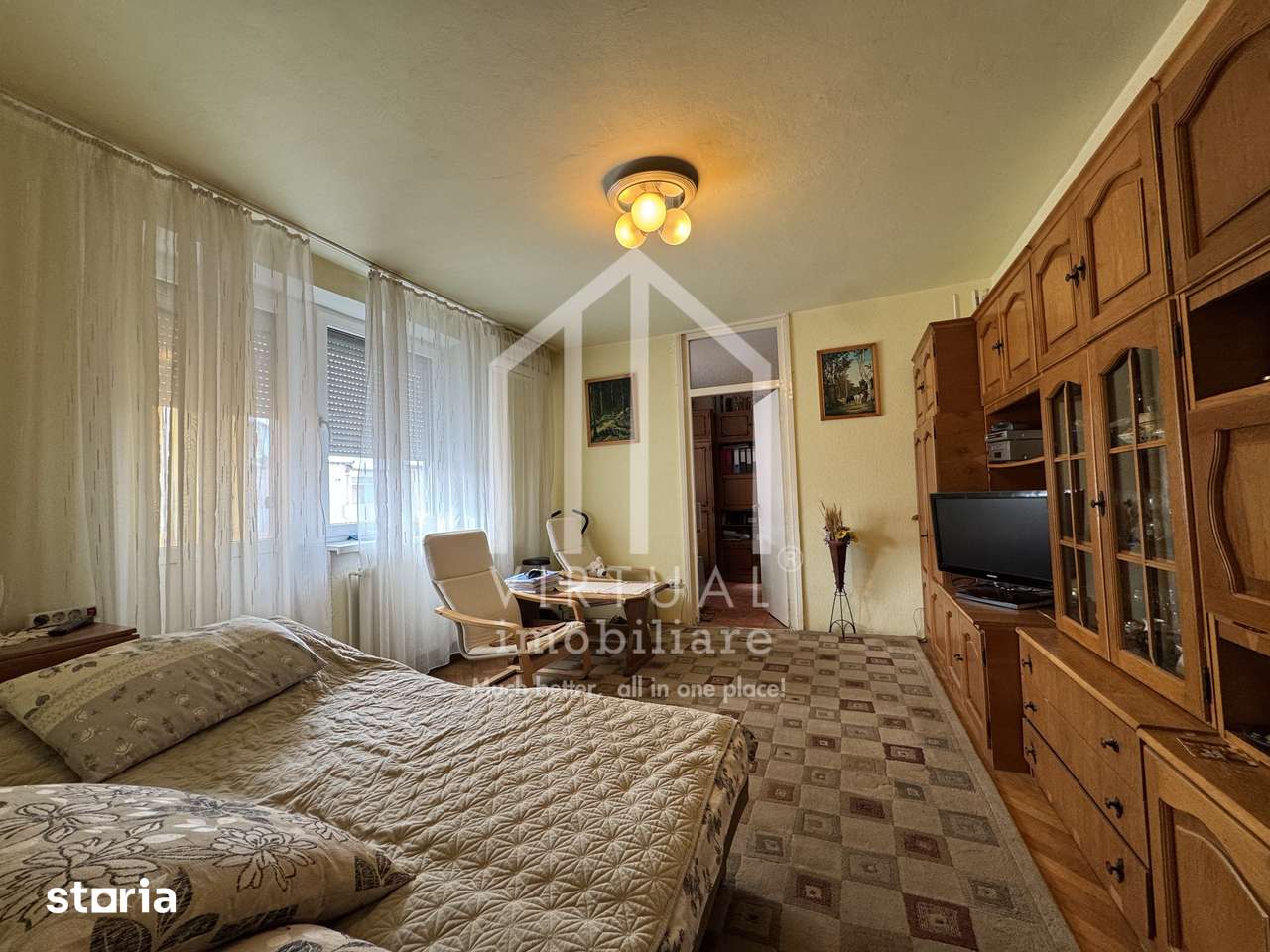 Apartament de vanzare in Sibiu, cu 2 camere 50 mp, bucatarie separata — fotografia 3