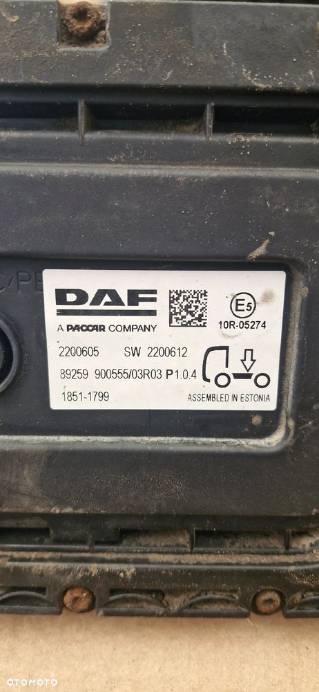 DAF XF 106 EURO 6 LIFT KOMPUTER STEROWNIK ŚWIATEŁ 2200604 2200605 - 3