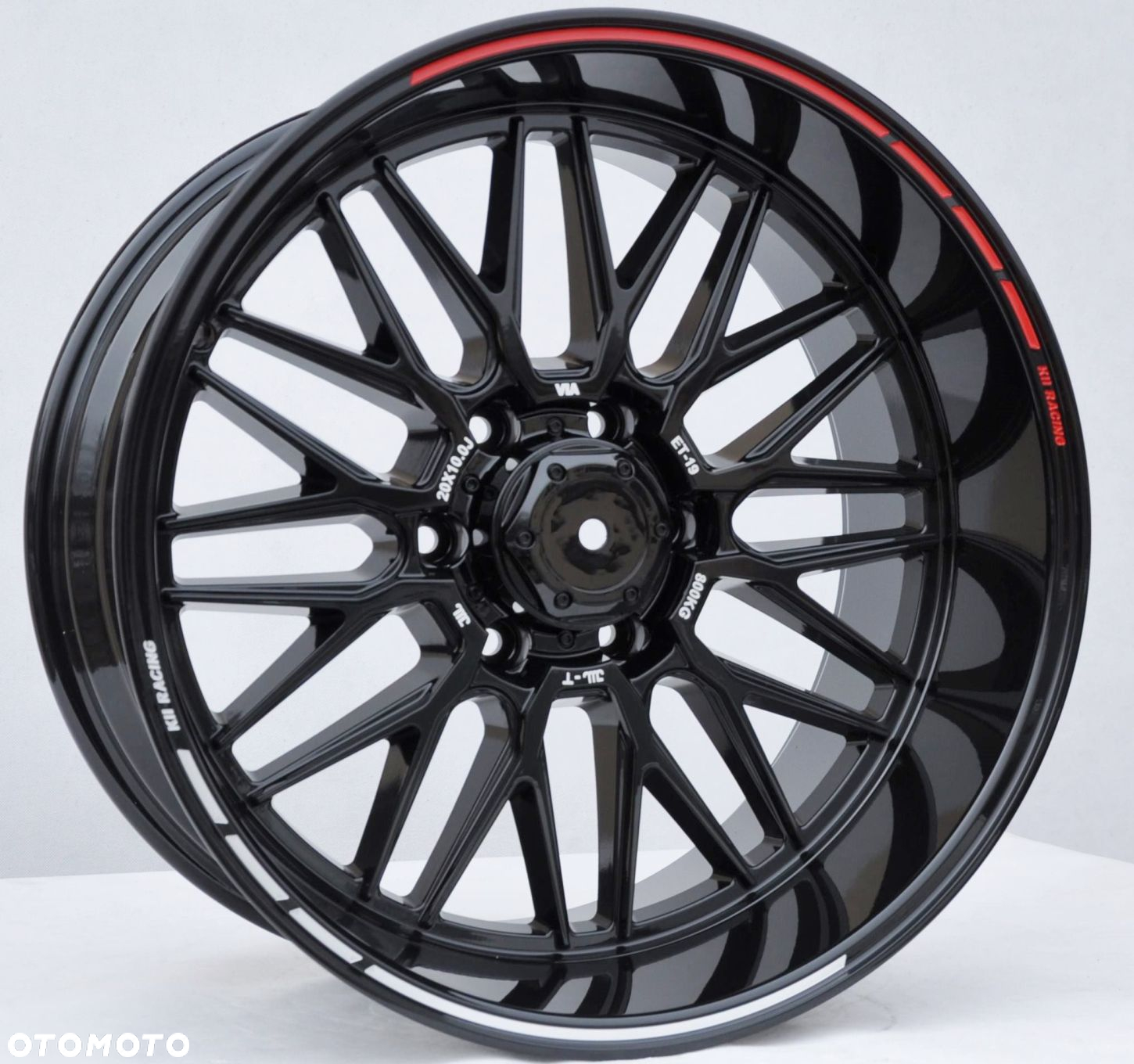 1888 CZERWONY RANT FELGI 20 6x139,7 CADILAC ESCALADE 4X4 OFFROAD - 3