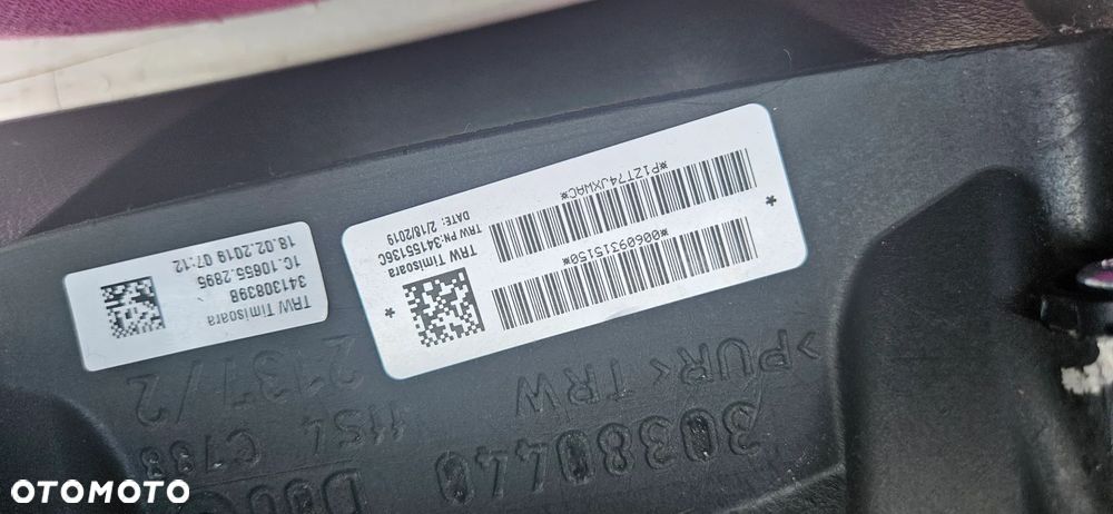 Peugeot Boxer Fiat Ducato Citroen Jumper 2014-  Kierownica z multifunkcją Oryginał IDEALNA  34155136C   DLA WYMAGAJĄCYCH - 16