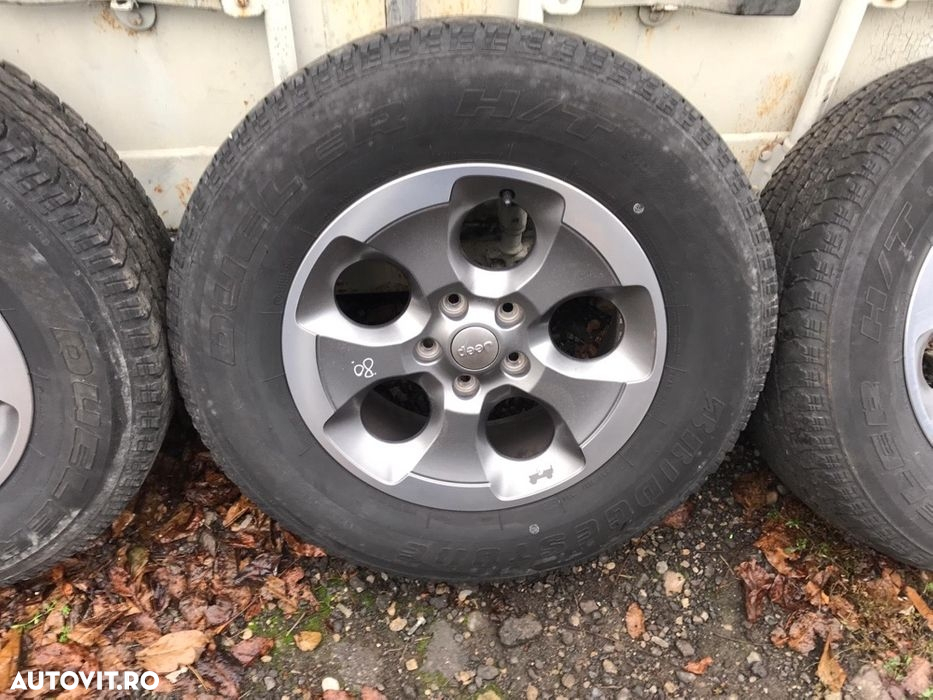 Set jante aliaj originale JEEP WRANGLER cauciucuri iarna 255/70R18 - 2