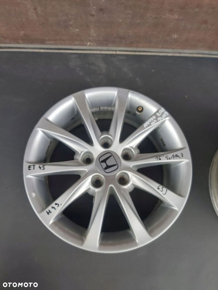 Honda Civic VIII 8 UFO Sedan Alufelga 16 1 sztuka 5x114,3 6,5j - 1