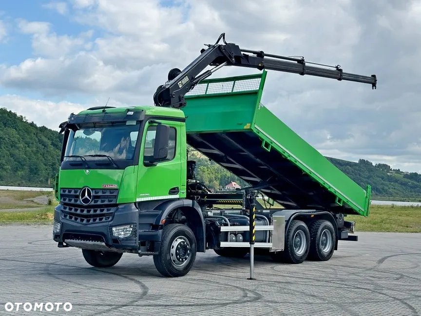 Mercedes-Benz AROCS 2636 * WYWROTKA 6,00 m * HIAB 122 ES - 3 HIPRO /6x4 - 2