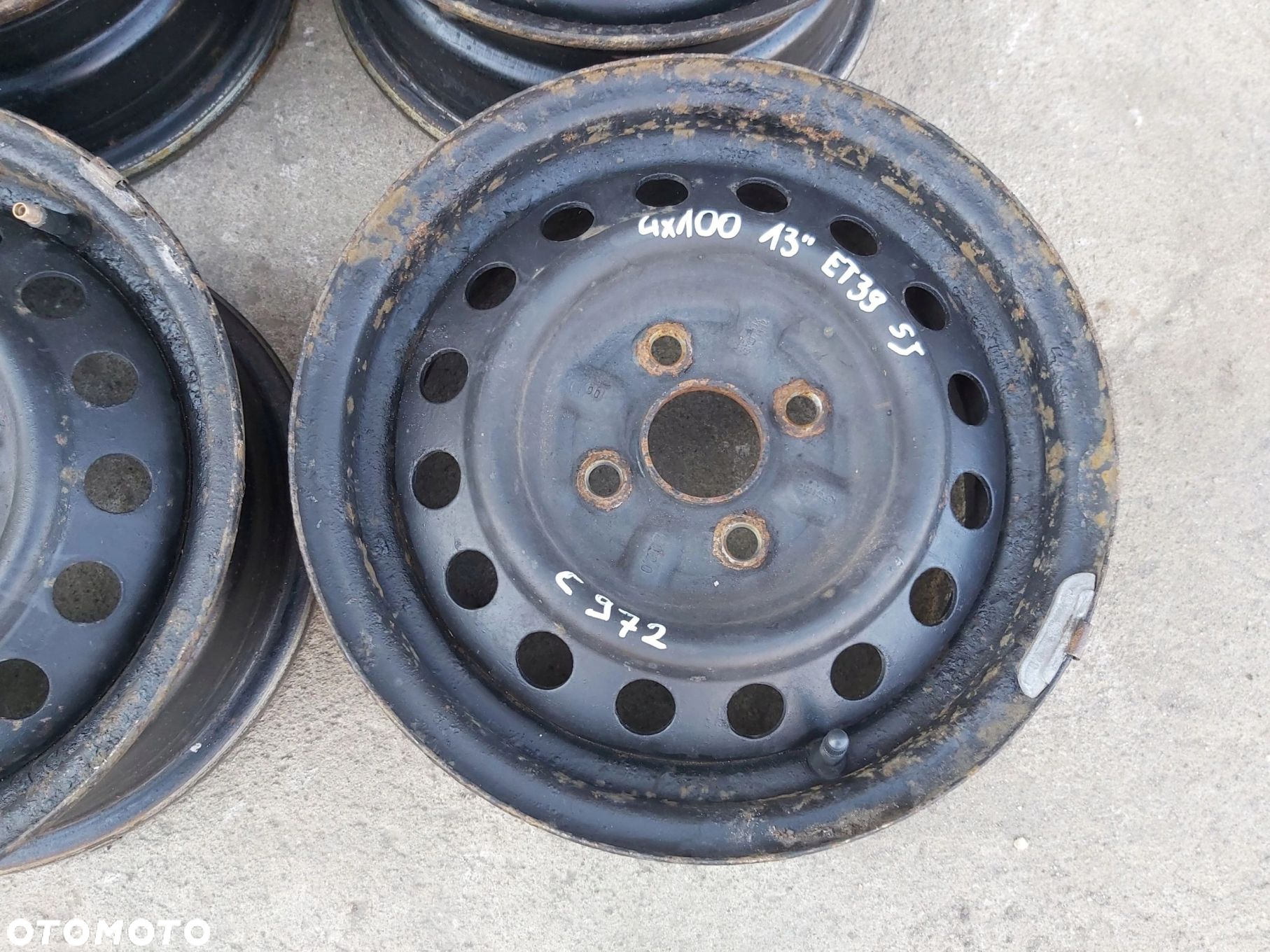 Toyota Yaris I felga stalowa 13 4x100 5J et39 - 5
