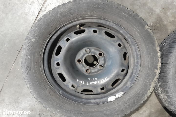Jante tabla cu anvelope 14 - set 165/70 R14 Skoda Fabia 6Y [1999 - 20 - 2