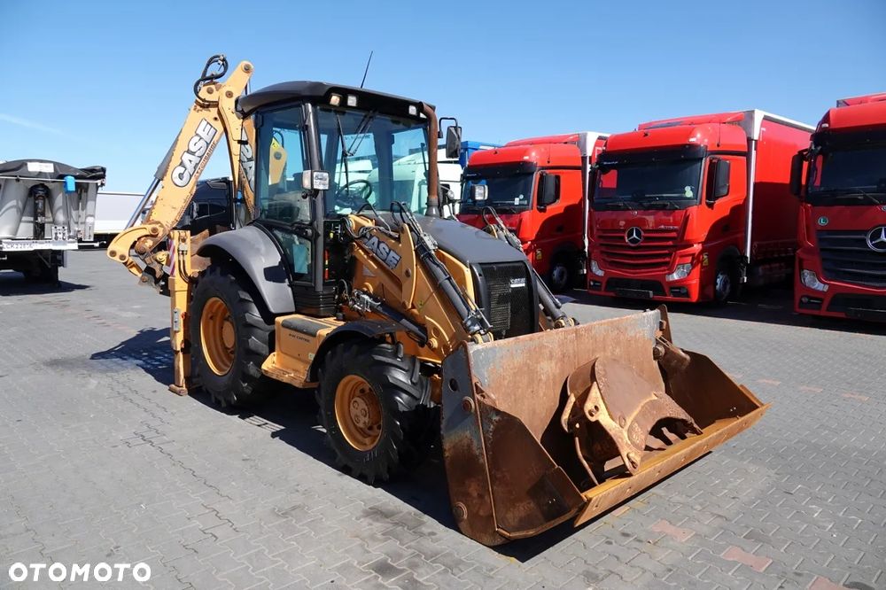 Case 580 ST / KOPARKO-ŁADOWARKA /KOMPLET ŁYŻEK / SPROWADZONA - 9