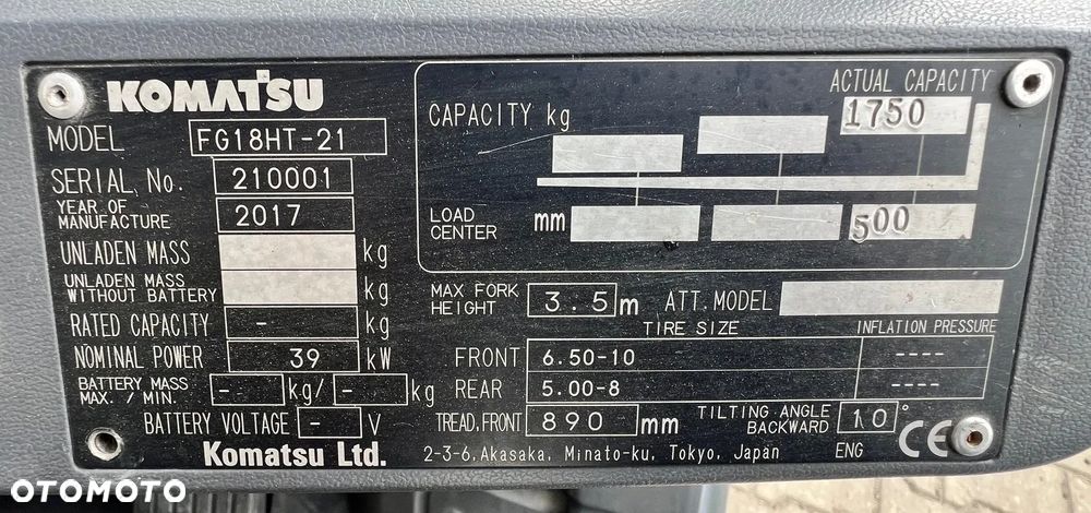 Komatsu FG18 HT - 6
