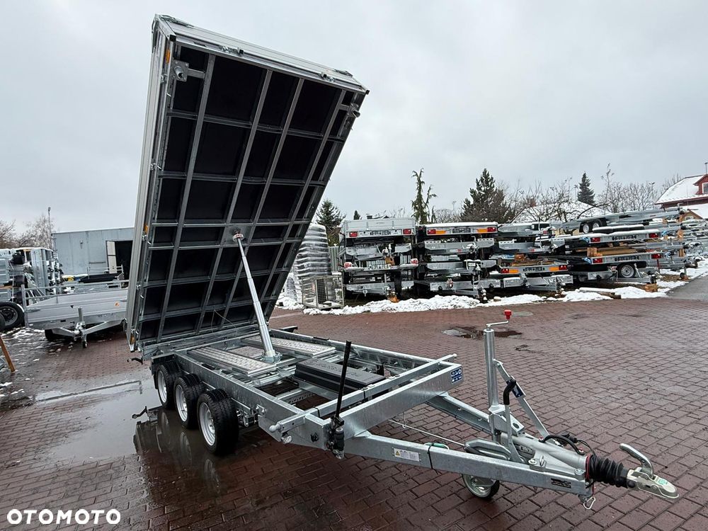 Saris Przyczepa Kiprowana Saris Tipper K3 406x204x35 cm 3500kg zawieszenie resor+amorytzator dostawa pod dom - 1