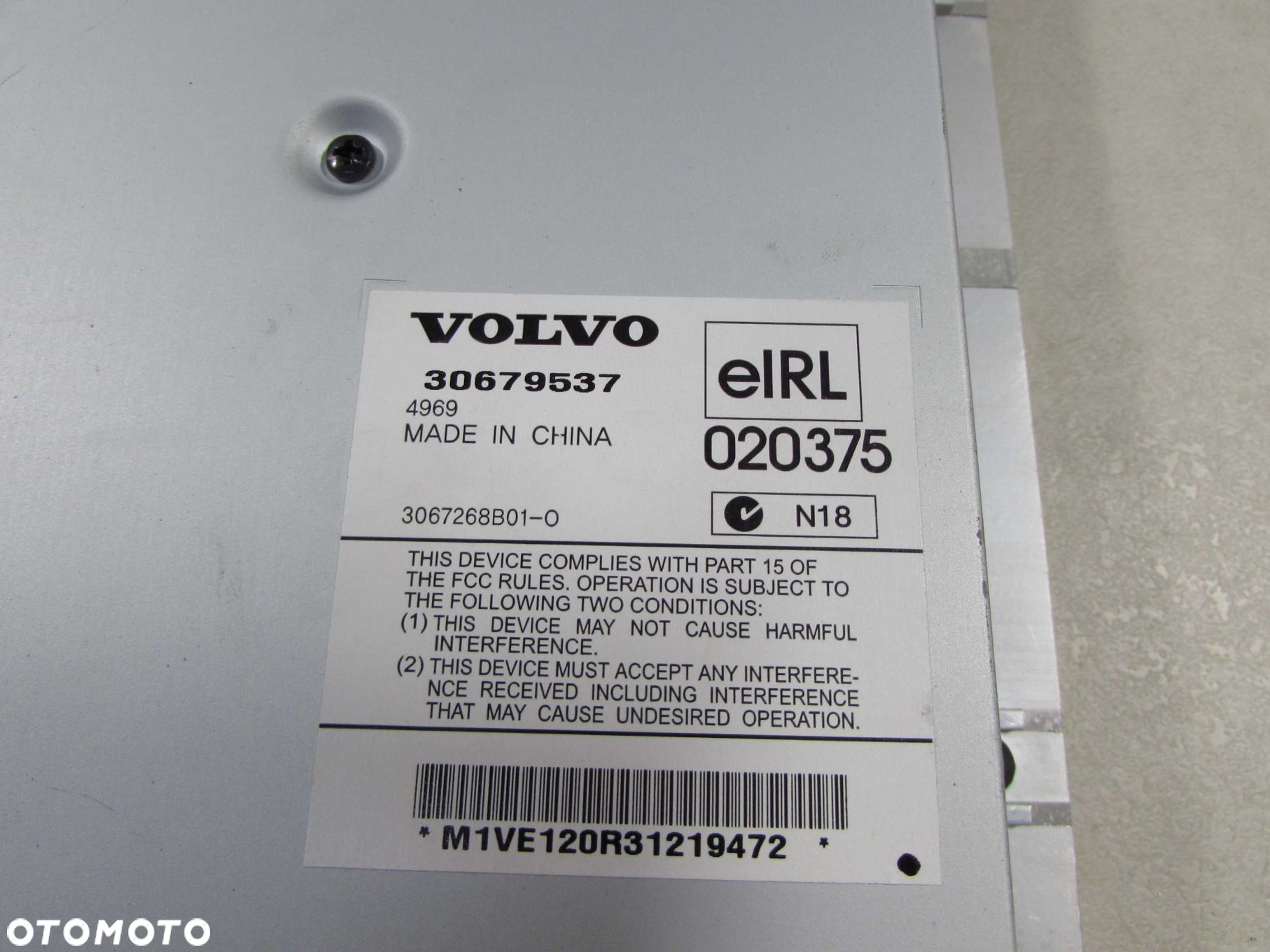 VOLVO C30 S60 V70 XC90 LIFT WZMACNIACZ RADIO AUDIO 30679537 06-14 - 4
