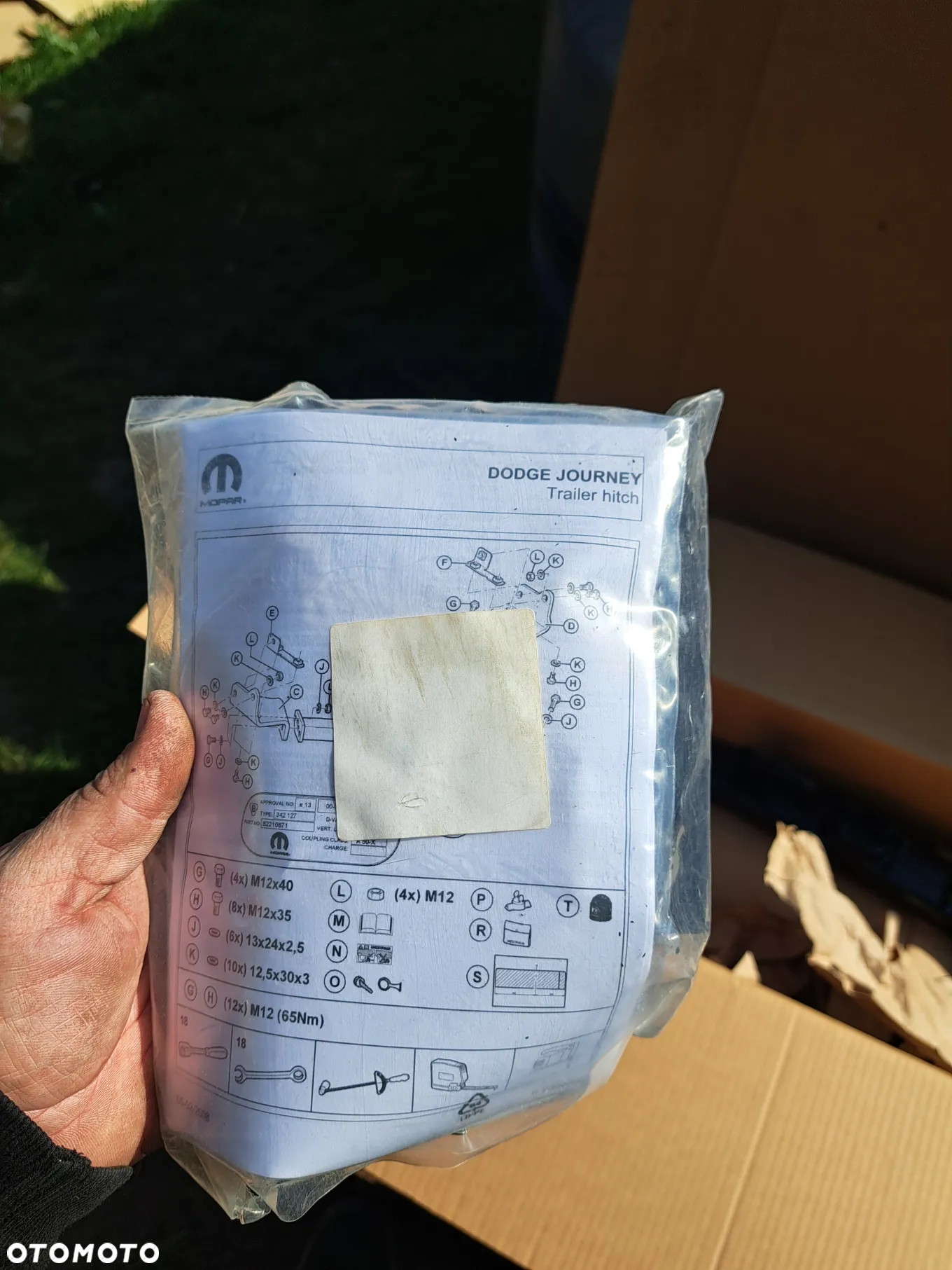 Hak Holowniczy Dodge Journey I Fiat Freemont 82210871 - 6