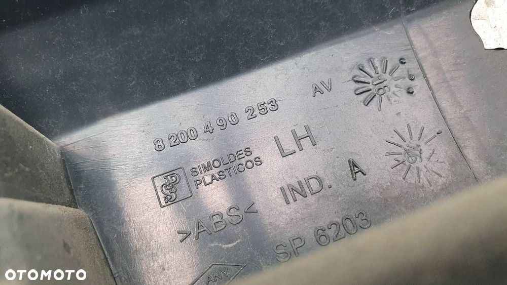 BLENDA LISTWA KLAMKA KLAPY TYLNEJ DACIA DOKKER 8200490253 8200553159 - 5