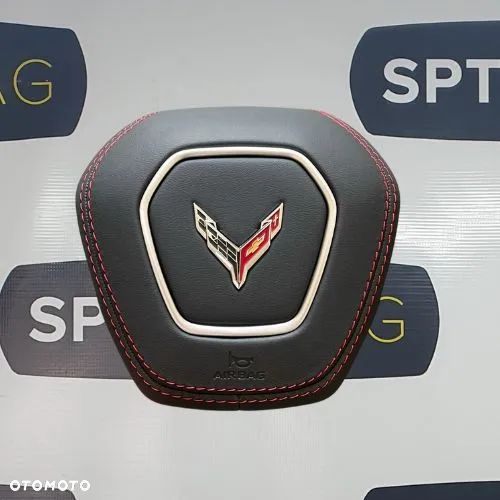 CHEVROLET CORVETTA C8 DESKA BOK KONSOLI ZAŚLEPKA PODUSZKI AIRBAG AIR BAG PASY KIT SET - 7