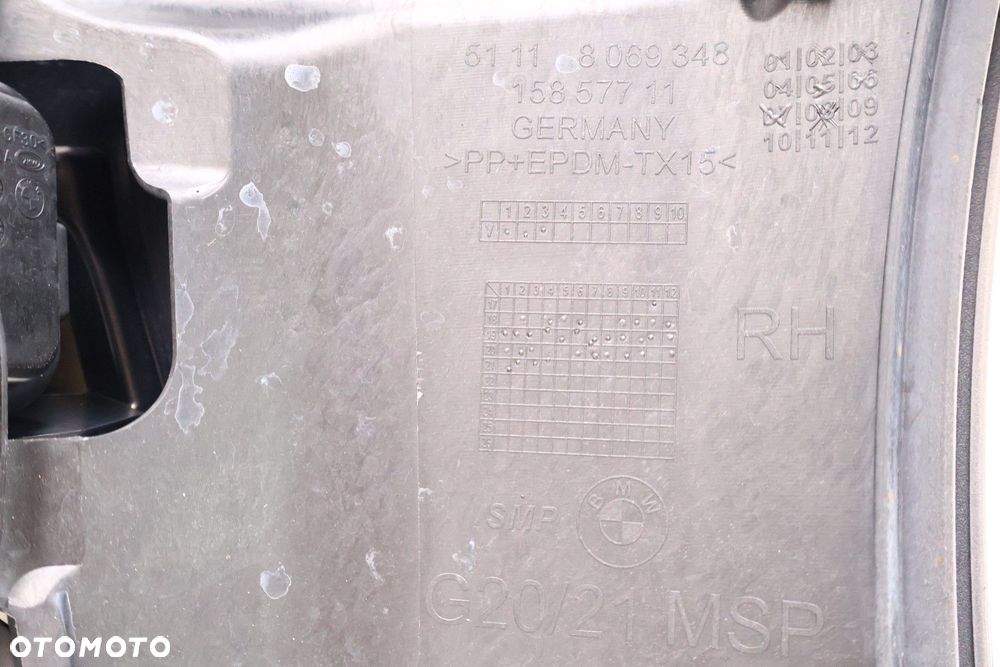 BMW 3 G20/21 M-PAKIET ZDERZAK PRZÓD WX1A  51118069348 - 15