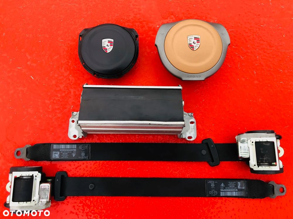 PORSCHE TAYCAN 9J1 Head Up DESKA KONSOLA KOKPIT PULPIT PÓŁKA PARAPET AIRBAG PODUSZKI PASY PAS KURTYNY FOTELA - 27