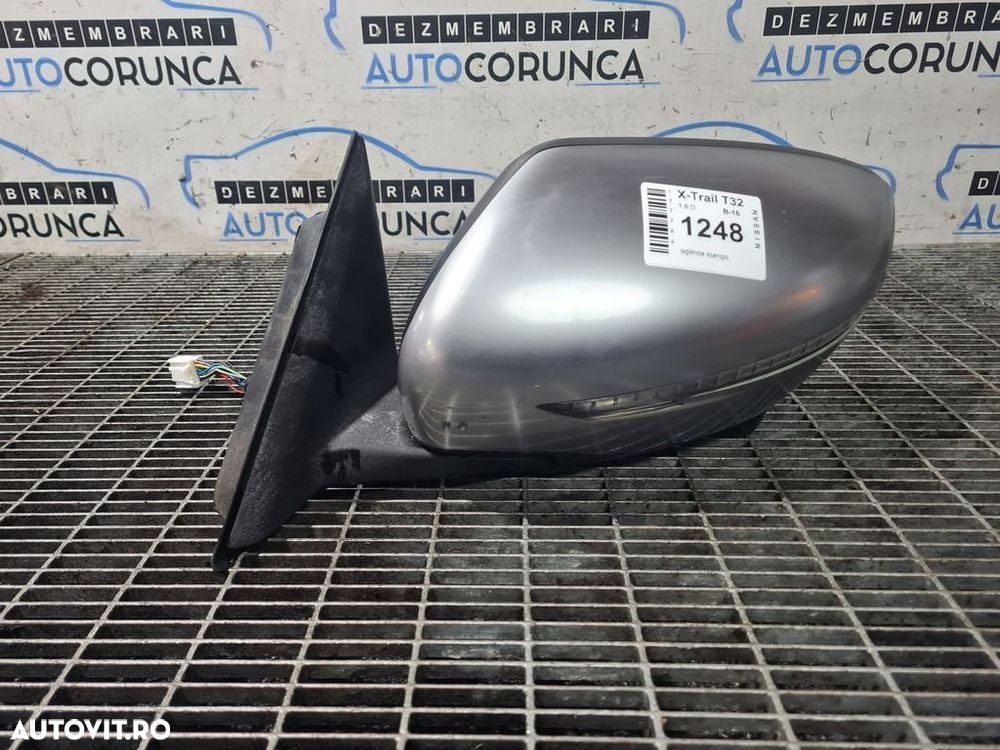 Oglinda stanga Nissan X - Trail T32 2014 - 2017 4 Usi Asgard Grey Kad (1248) Rabatabile ... - 1