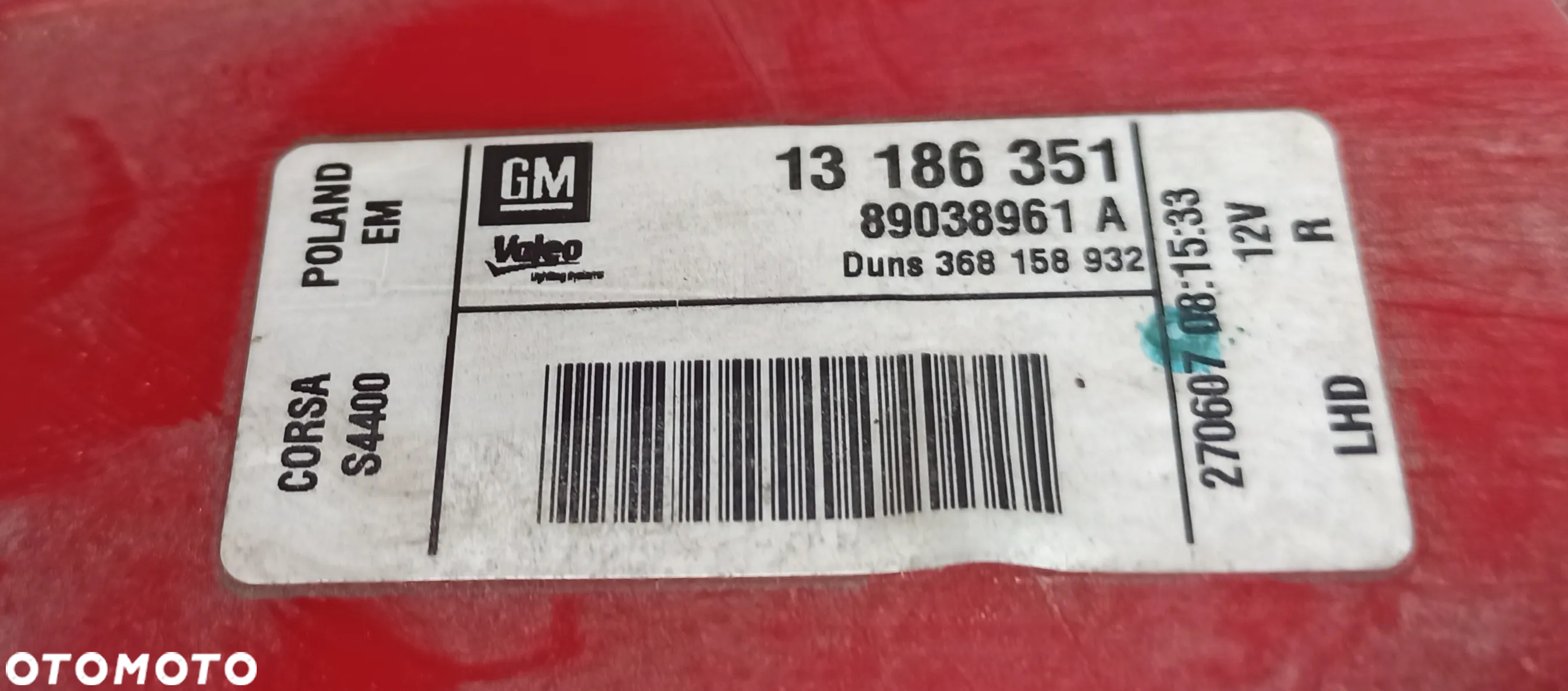 Lampy Tył Tylne Lampa Lewa Prawa Opel Corsa D - 6