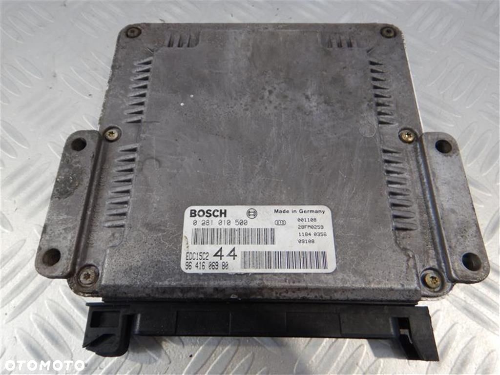 Komputer sterownik silnika Peugeot 206 2.0HDI 90KM  1999-2009R  9641606980 - 1