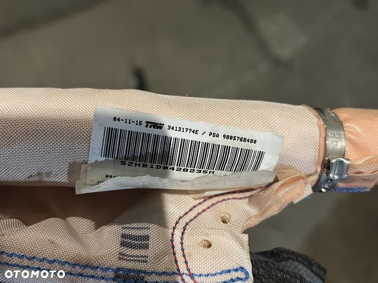 Kurtyna airbag lewa prawa PEUGEOT 308 II T9 13r- HB Kombi 9805768480 - 3