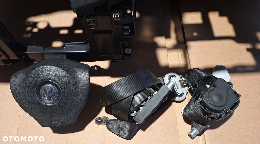 VW T6 TRANSPORTER DESKA ROZDZIELCZA KONSOLA AIRBAG PASY KOMPLET ORYGINAŁ - 3