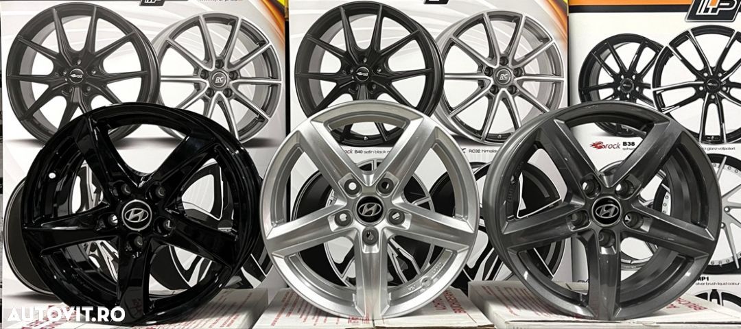 Jante Hyundai I30, Ix20, I20 N, Elantra new, Elantra Hybrid, Ioniq, Kona, Tucson, 16 inch, noi - 1