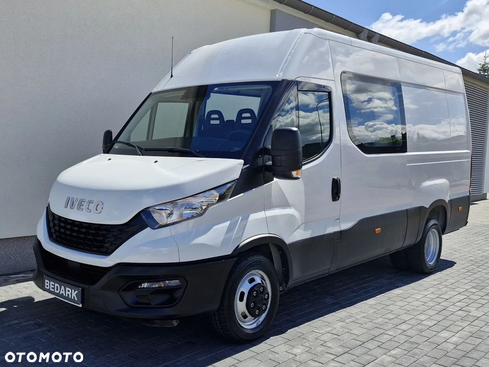 Iveco Daily, 35C16, DOKA, 7 miejsc, BRYGADÓWKA, tempomat, klima, hak - 3