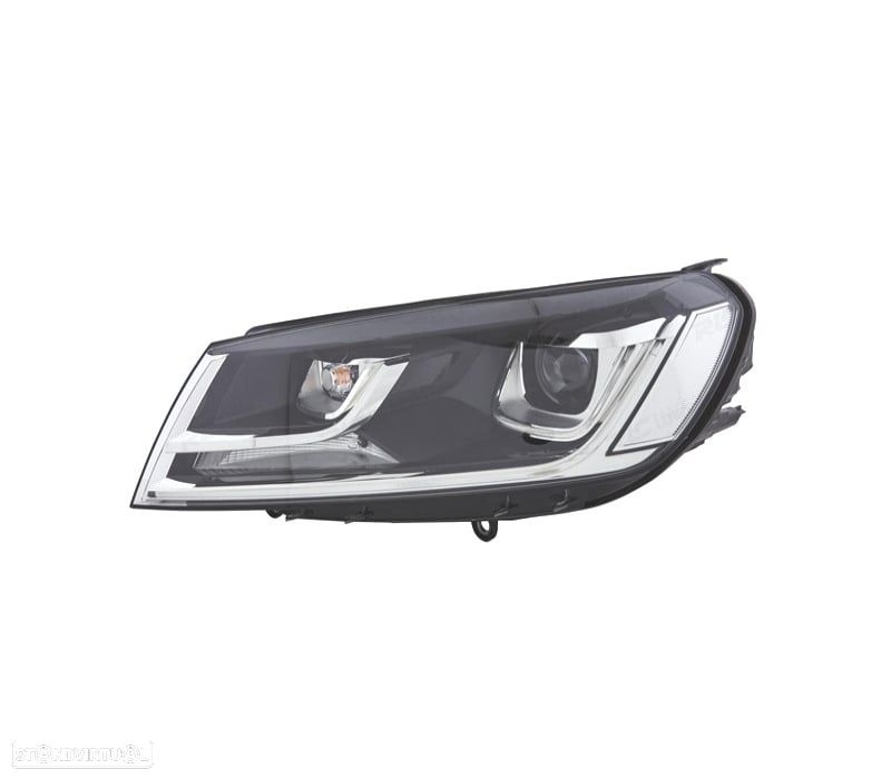 FAROL ESQ BI-XENON VOLKSWAGEN VW TOUAREG 14-18 COM LUZES DIURNAS LED - 1