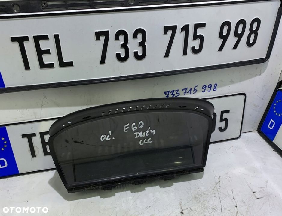 MONITOR CCC WYŚWIETLACZ DUŻY BMW E60 E61 - 1