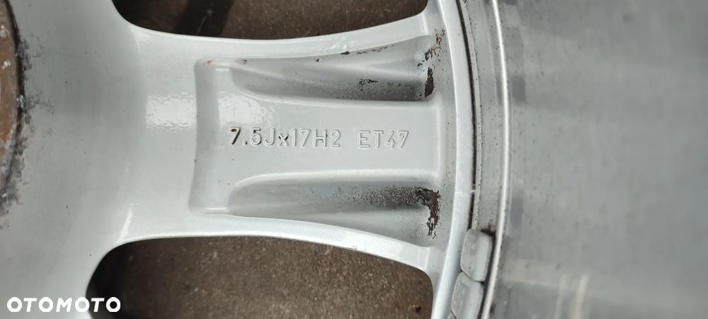 FELGI ALUMNIOWE 5x112 7,5Jx17 CALI ET47 3C0601025K BBS VW PASSAT TOURAN CADDY GOLF SEAT SKODA AUDI KOMPLET 4 SZTUKI - 10