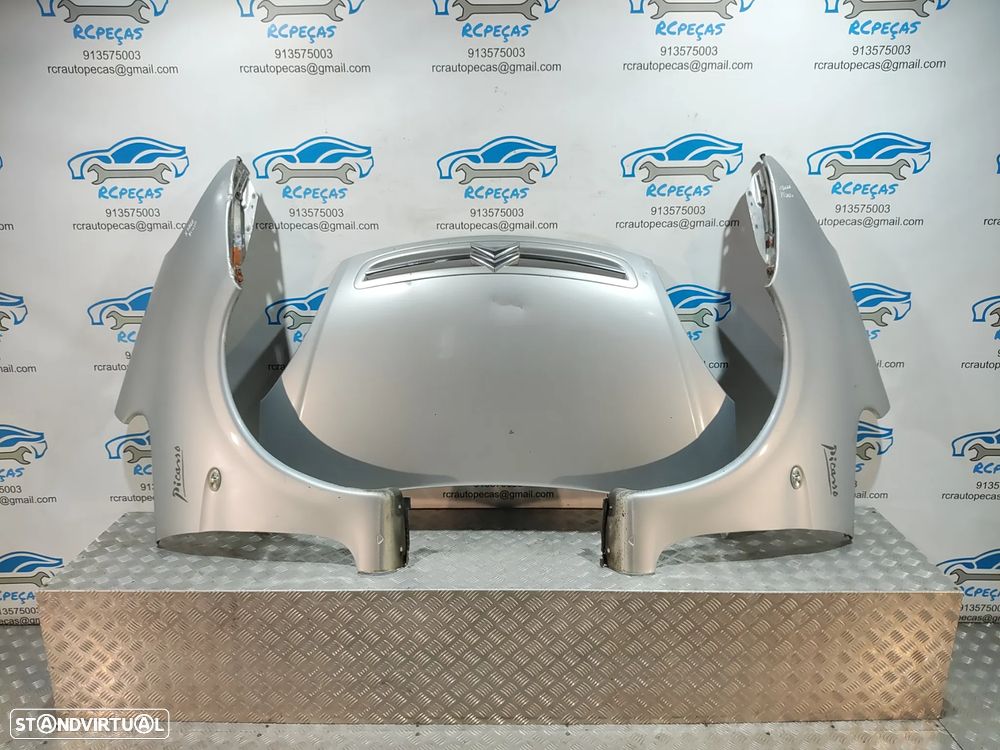 FRENTE COMPLETA CITROEN XSARA PICASSO N68 CAPOT PARACHOQUES GUARDA-LAMAS OTICAS RADIADOR VENTILADOR FRENTE FIBRA REFORÇO - 8