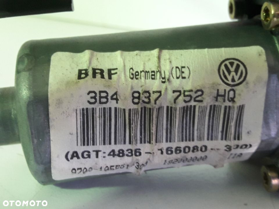 VW PASSAT B5 SILNICZEK SZYBY PRAWY PRZOD SLASK WYSYLKA VAT - 2