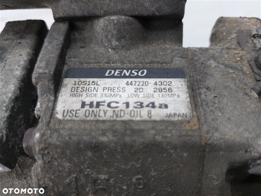 Sprężarka klimatyzacji Toyota RAV4  II 2.0D4D 2000-2005 447220-4302  DENSO - 4