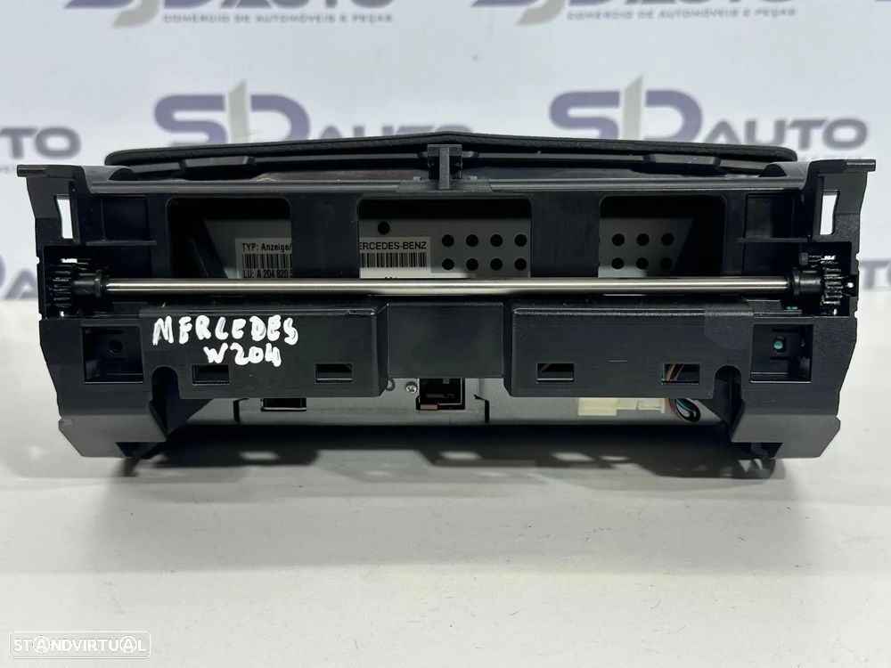 Ecrã / Display Rádio - Mercedes C (W204) - 3
