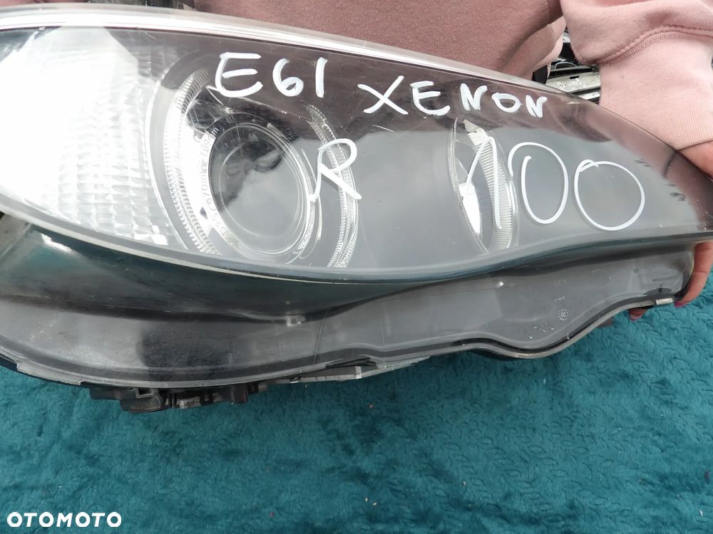 BMW - E60 - PRAWA LAMPA PRZEDNIA - XENON - NIE SKRĘTNA - EUROPA - 3