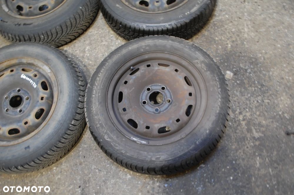 KOŁA FELGI STALOWE + OPONY ZIMOWE DĘBICA 2023R. 5X100 ET35 6J 165/70R14 VW POLO IV SEAT IBIZA III SKODA - 3