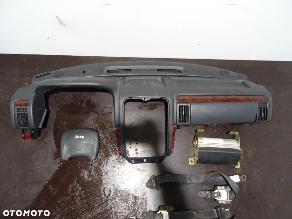 JEEP GRAND CHEROKEE 01-04 DESKA KONSOLA PODUSZKI NAPINACZE - 2