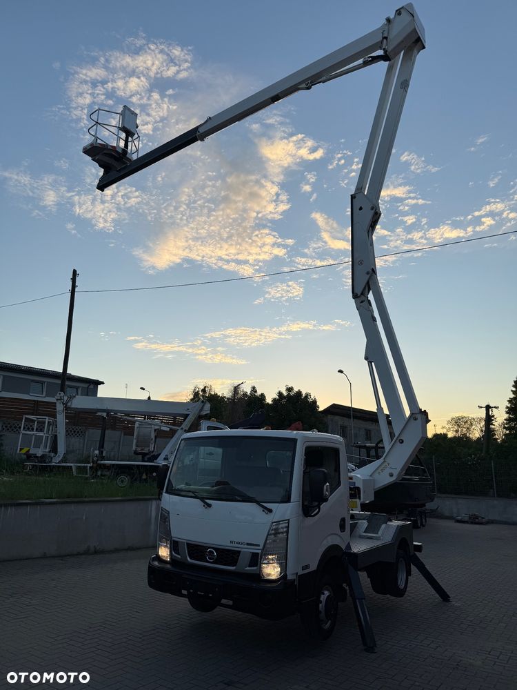 Nissan Podnośnik Koszowy Zwyżka Palfinger P200 20 metrów 10 w Bok UDT! Jak Wumag Ruthmann multitel Gsr - 11