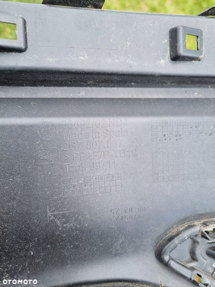 VW TAIGO 2G7 R LINE R-line LISTWA kratka DOKŁADKA ZDERZAKA TYŁ 2G7807837 - 2