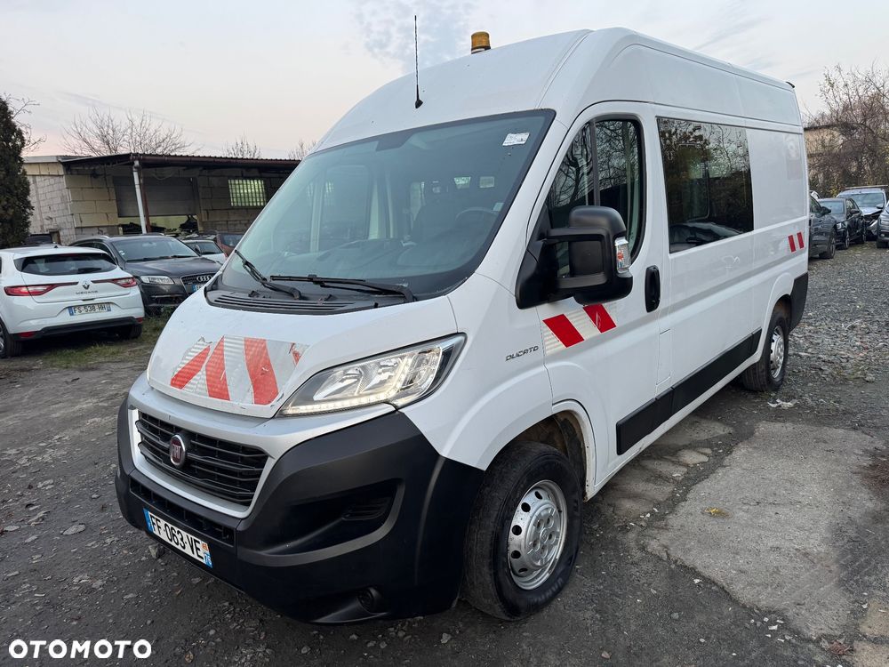 Fiat DUCATO BRYGADÓWKA 2.3jtd 131KM 181tys.km KLIMA, czujniki parkowania, tempomat, kamera, świeżo sprowadzony, OKAZJA!!! - 3