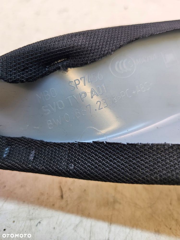 OSŁONA SŁUPKA A LEWA AUDI A4 B9 8W 8W0867233B - 9