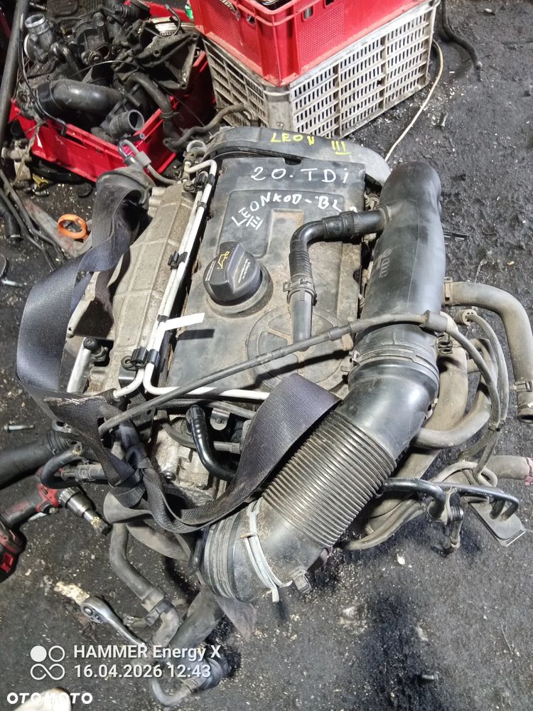 Silnik słupek Seat Toledo III Leon 2,0 TDI BLB - 1