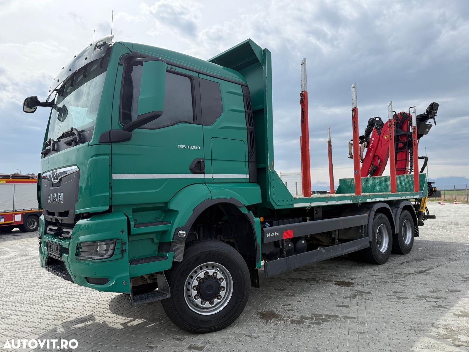 MAN TGS 33.510, Palfinger Q150, 99.000km, 2021, 6x6 - 2