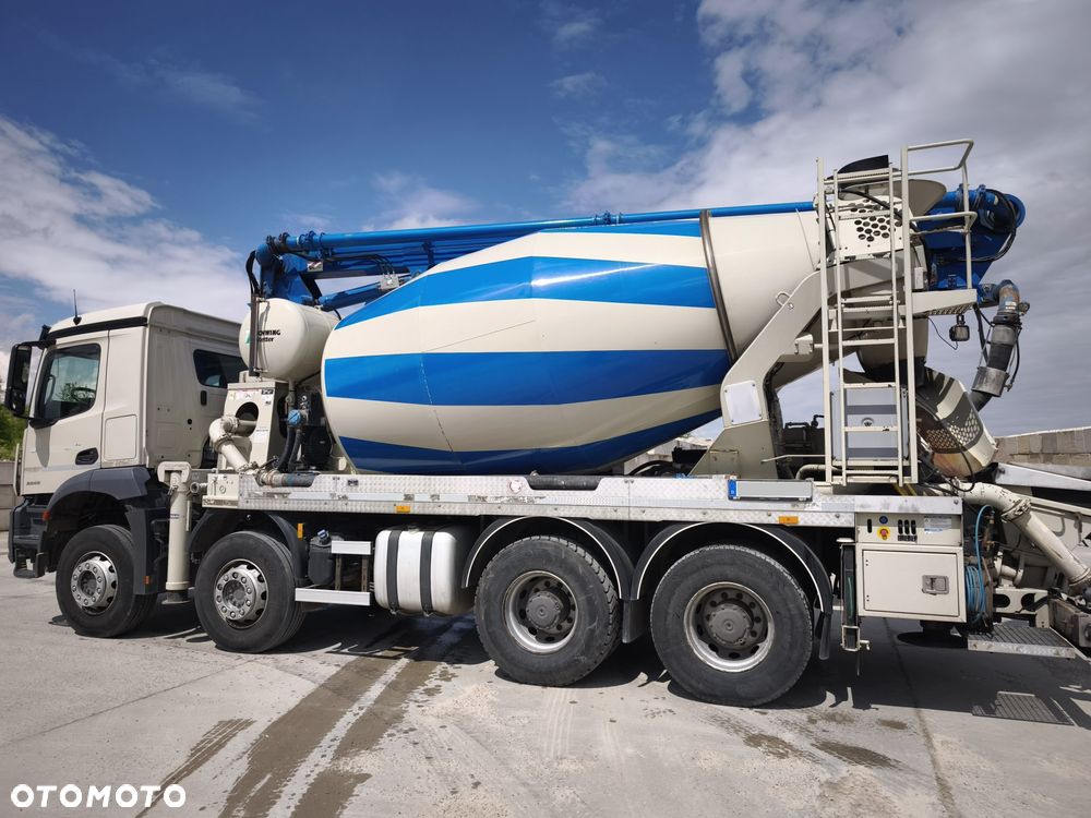 Mercedes-Benz AROCS 3243 8X4 Pompogruszka  Schwing-Stetter ,  w idealnym stanie - 3