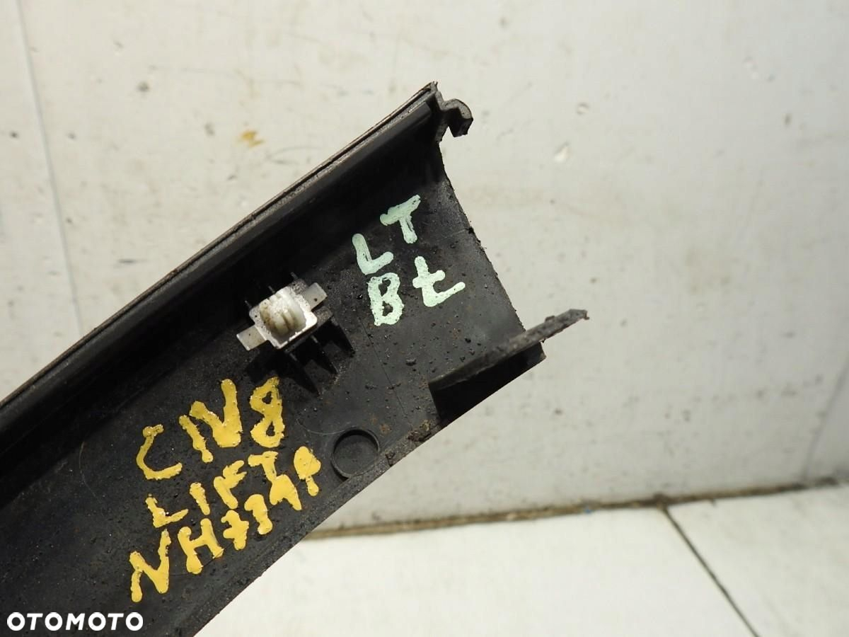 LISTWA BŁOTNIKA LEWY TYŁ NH731P HONDA CIVIC VIII HB 5D 74450-SMG-E500 - 2