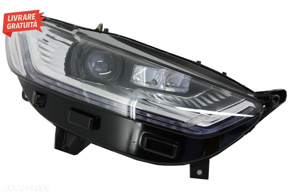 Faruri LED DRL Ford Mondeo MK5 (2013-2016) Semnalizare Secventiala Crom- livrare gratuita - 4